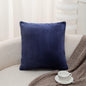 LeFadrie Chenille Pillow Covers Pack of 2 18x18 Midnight Sail Fade-Resistant
