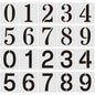 Duozea 4 Inch Number Stencils Set Plastic Reusable Templates for Painting