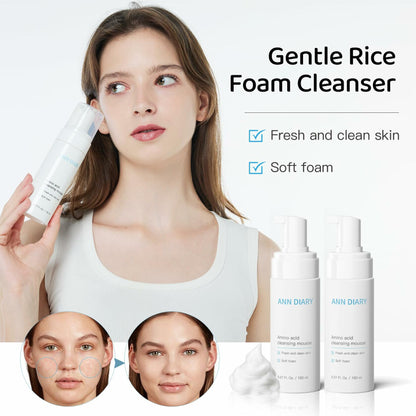 ANN DIARY Amino Acid Cleansing Mousse Hydrating Gentle Cleanser 150ML