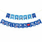 Qttier National Doctor's Day Banner Blue Cardstock Pre-strung Party Decor