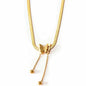 18K Gold Butterfly Necklace for Women Elegant Jewelry Gift Box Included