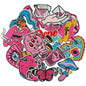 ELEFOCUS 16Pcs Pink Iron-on Patches Applique for Clothing