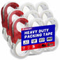 Frascati Heavy Duty Packing Tape 18 Pack 1.88in x 60yd Clear with 3 Dispensers