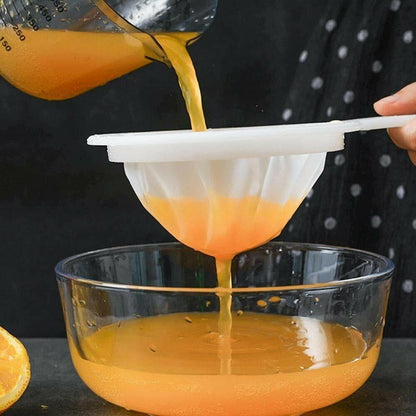 Sasha 3pcs Fine Nylon Mesh Strainer Set 100/200/400 Filter Spoon Sieve