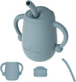 [Like New] Cuddle Campus Silicone Baby Training Cup 4 Oz Boothbay Gray
