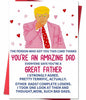 ACHICGIRL Funny Birthday Card for Dad Humor from Son Daughter Color ACH-123