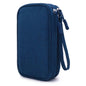 eYistar Diabetic Supplies Travel Case Organizer Blue for Test Strips Lancets