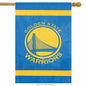 Party Animal NBA Golden State Warriors Premium Banner Flag 28x48 Team Color