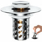 Ideandrain Bathroom Sink Stopper Drain Strainer Brass Pop Up 1.1-1.45 Inch