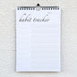 CLEVER SIGNS Habit Tracker Calendar Undated 12 Month Silver Spiral 7x10 Colorful