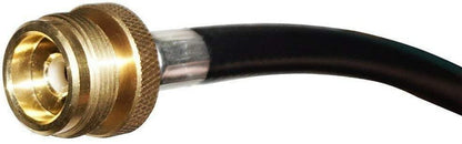 DOZYANT 12ft 1/4" Quick Connect RV Propane Hose Converter for 1 LB Bottle