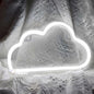 [Like New] BerniceKelly Cloud Neon Signs LED Wall Decor Battery USB Powered White