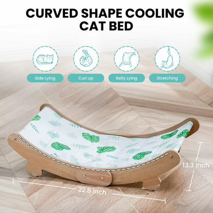 [Like New] HiPetpy Cooling Cat Hammock Chair with Water Mat Grey Large