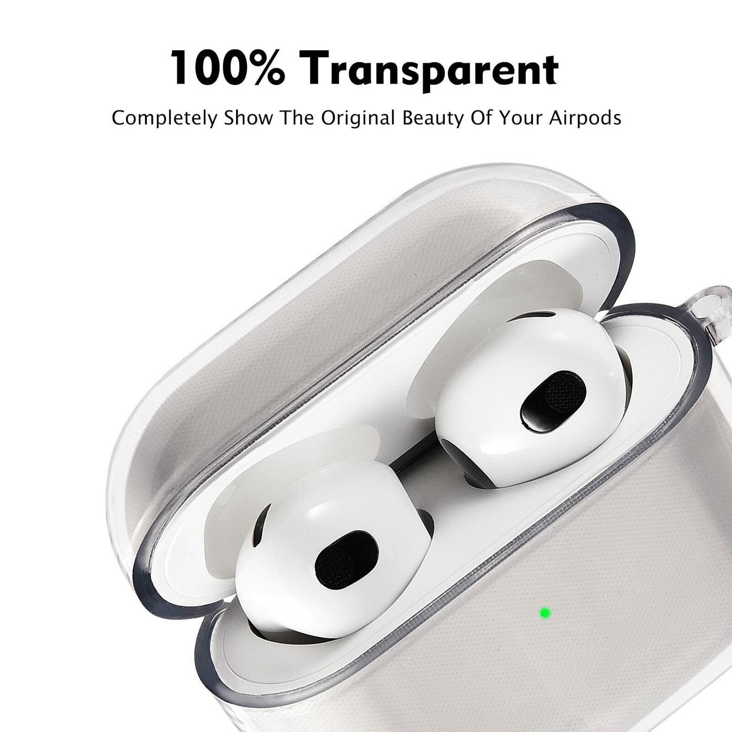 KOREDA AirPods 3 2021 Case Cover Purple TPU Protective Shell