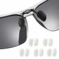 TORWOL 5 Pairs Silicone Glasses Nose Pads Push-in Anti-Slip Black Replacement