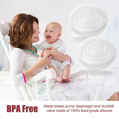 Mity rain 2pcs Silicone Diaphragm for Momcozy M5 Breast Pump Replacement Parts