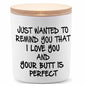 BFJLIFE Lavender Scented Soy Candle Gift for Women Girlfriend Wife 3.25x2.75in