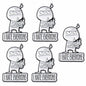XMTYQ Funny Sarcastic Enamel Pins Set 5pcs Humor Brooch Collection