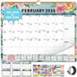 EYROZILL 2025-2026 Wall Calendar 17x22 Large Monthly Vertical 18 Month
