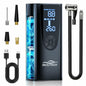 Akiuteck Portable Tire Inflator 150 PSI Cordless Air Pump Black 20000mAh