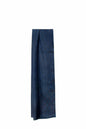 Vissona 100% Silk Satin Head Scarf Yellow 12x27in Size