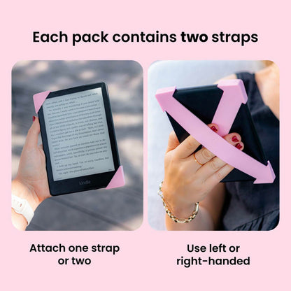 Strapsicle Hand Strap for Kindle Basic 11th/12th Gen & Kobo NIA Small Black