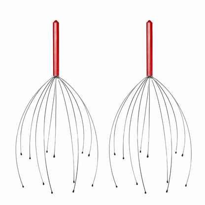 YAO & BEI Scalp Massager Tool Head Scratcher Stress Reliever Rubber Beads 4 Pack