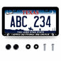 I Myself am Strange and Unusual Stainless Steel License Plate Frame 12.2x6