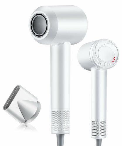 Meditoross Hair Dryer 140000 RPM High Speed Negative Ionic Thermo Control White