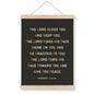 HRQKO Christian Numbers 6 24-26 Wall Art Poster Hanger Frame Black 12x16