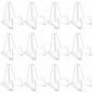 HiShutiao Acrylic Card Display Stand 2.68in White 12 Packs
