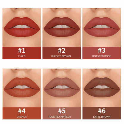 JOSURBEAUTY Mud Sense Velvet Matte Lipstick Waterproof Long-Lasting 6.35oz
