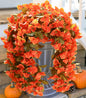 HyeFlora Bougainvillea Artificial Hanging Flowers 2pcs Orange UV Resistant