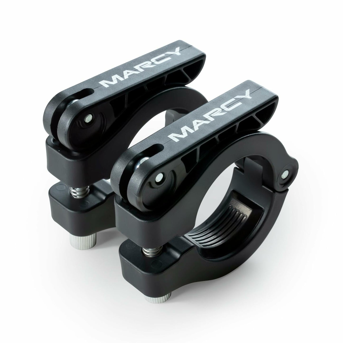 Marcy Olympic Barbell Lock Collar Clips 2-inch Nylon Resin Black OBC-8BK