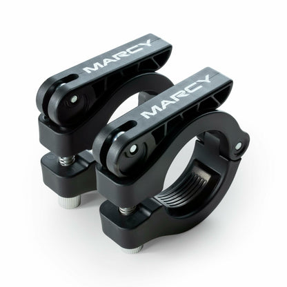 Marcy Olympic Barbell Lock Collar Clips 2-inch Nylon Resin Black OBC-8BK