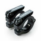 Marcy Olympic Barbell Lock Collar Clips 2-inch Nylon Resin Black OBC-8BK