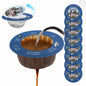 WCOINCIDENCY Coffee Filter Pour Over Maker with Lid Portable 30 Packs Wood Pulp