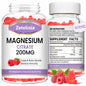 BestBy05/26 Zetelixia Magnesium Citrate Gummies 120 Ct Vegan Raspberry 2 Pack
