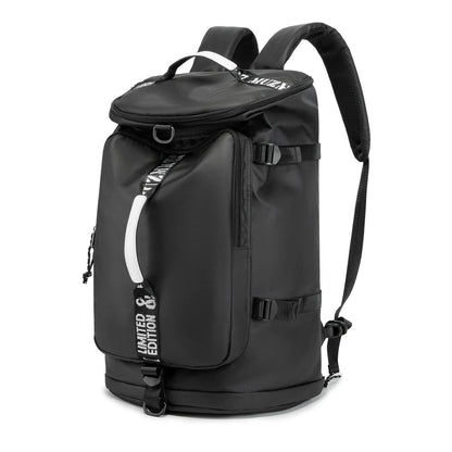 FUNYAGO Gym Duffle Bag Waterproof Laptop Backpack 40L Purple Size Standard