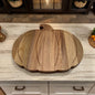 FASTYJK Halloween Pumpkin Wooden Cutting Board with Handle 14.96x11.81in