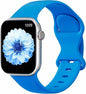 Washun Silicone Band Apple Watch 38-49mm Sport Strap Sapphire Blue Size M/L