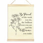 TAEDIN Mental Health Wall Art Poster Hanger Frame 12x16 White Wood