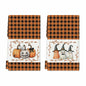 Artoid Mode Halloween Kitchen Towels 18x26 Inch Orange Black Set of 2