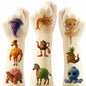 RUBANG 20pcs Temporary Tattoos Kids Birthday Party Favors Multicolor Stickers