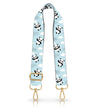 DANHRO Wide Adjustable Purse Crossbody Shoulder Strap Blue Pandas Rainbow Size L