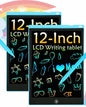 pbeknco 2 Pack 12 Inch LCD Writing Tablet Colorful Doodle Board Educational