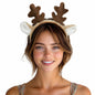 HOMELEX Animal Ears Elk Plush Headband Halloween Christmas Decor