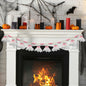 CRAFLOX Pink Halloween Garland Ghost Decor 6.6Ft Wooden Beads Small