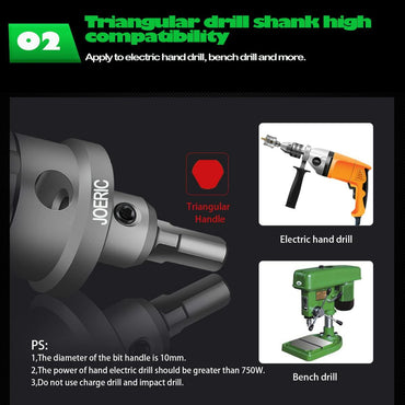 JOERIC Tungsten Carbide Tipped Hole Saw Drill Bit 40mm Metal Wood Plastic