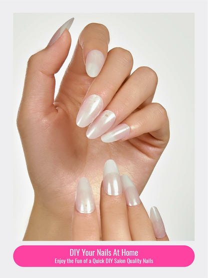 Nelikoo Semi Cured Gel Nail Strips 30 pcs Daisy Delight Floral Wraps